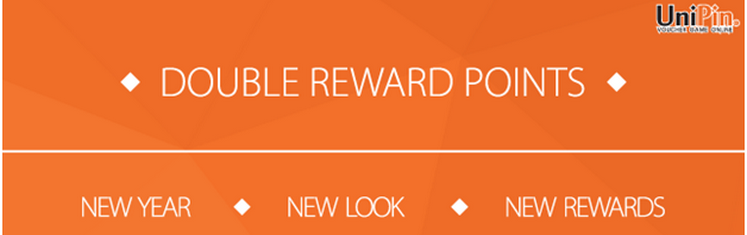 [UniPin Event] New Look, Double Reward Points !!