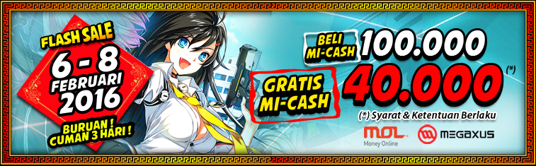 EVENT BONUS MI-CASH 40,000 DARI MOLPOINTS