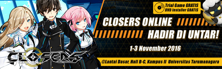 Closers Trial Game @ Bazaar SBS XIX Tarumanegara