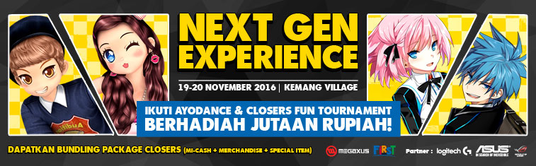 Event Next Gen Experience 19-20 November 2016 @ Kemang Village