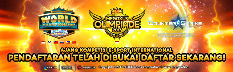 Pendaftaran Penyisihan Online Megaxus Olimpiade 2017 Telah Dibuka!!