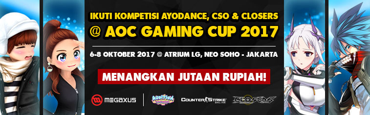 Megaxus Tournament @ AOC Gaming Cup 2017 @ Neo Soho, Jakarta