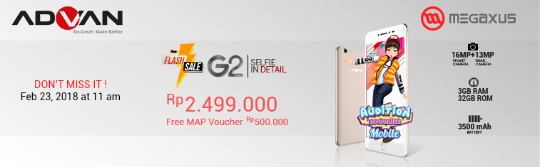 Februari FLASH SALE Smartphone ADVAN G2