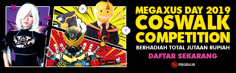 Megaxus Day 2019 Coswalk Competition @ AEON Mall Jakarta Garden City