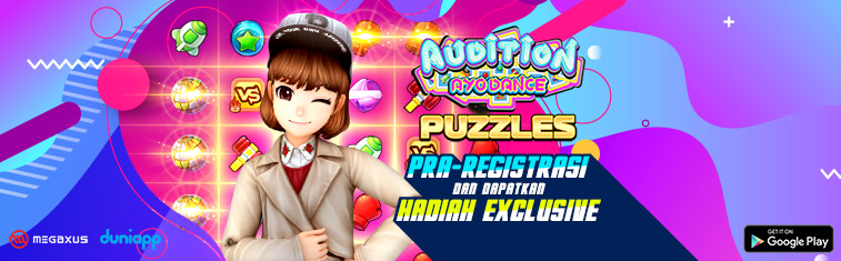 Audition AyoDance Puzzles Pra-Registrasi