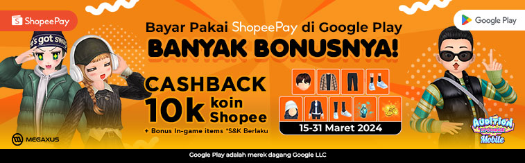 AyoDance Mobile x ShopeePay (15-31 Maret 2024)