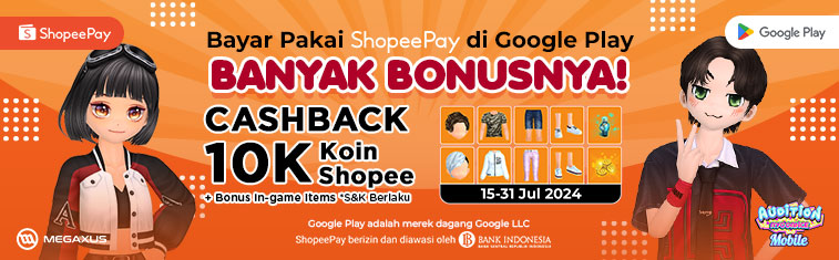 AyoDance Mobile x ShopeePay (15 - 31 Juli 2024)