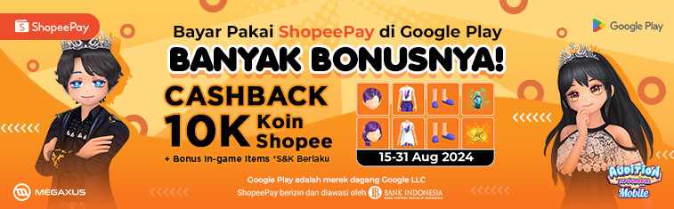 AyoDance Mobile x ShopeePay (15 - 31 Agustus 2024) 