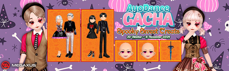 AyoDance Gacha - Spooky Sweet Treats November 2024