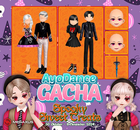 AyoDance Gacha - Spooky Sweet Treats November 2024