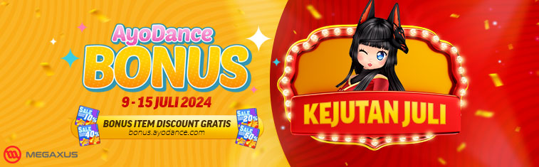 AyoDance Bonus Kejutan Juli 2024