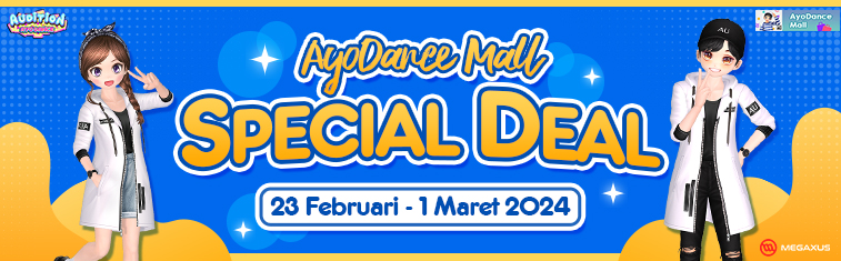 AyoDance Mall Special Deal Februari 2024