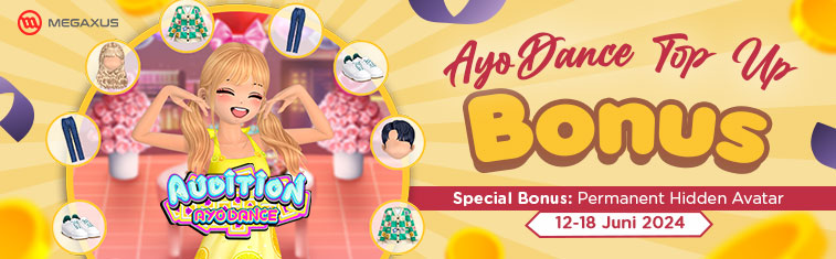 AyoDance Topup Bonus Juni 2024