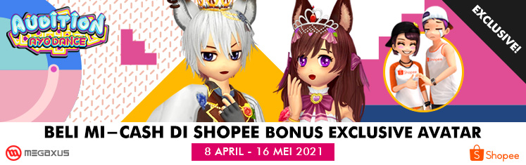 Megaxus x Shopee Exclusive Promo April 2021