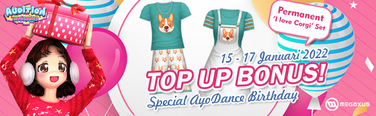 Top Up Bonus AyoDance Birthday 2022